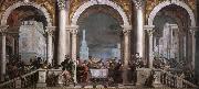 Paolo Veronese The guest time in the house of Levi oil painting artist
